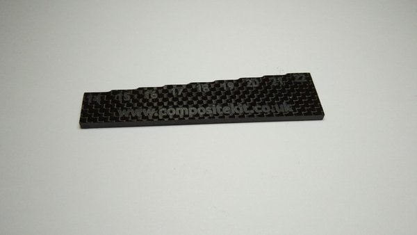 Personalised Carbon Fibre Ride Height Gauge - On Road