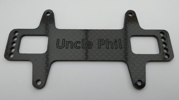 Personalised Carbon Fibre Battery Strap for Associated B6 / B6.1